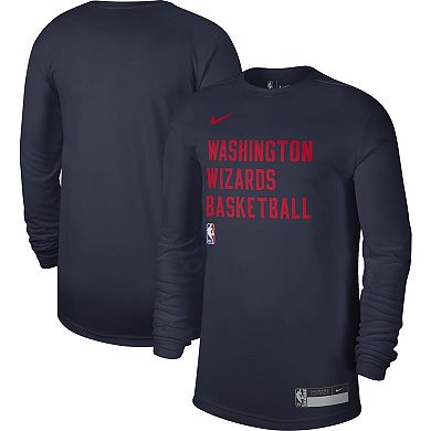 Unisex Nike Navy Washington Wizards 2023/24 Legend On-Court Practice Long Sleeve T-Shirt