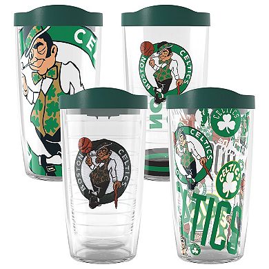Tervis Boston Celtics Four-Pack 16oz. Classic Tumbler Set
