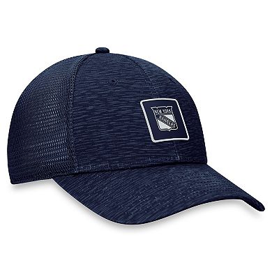 Men's Fanatics Branded  Navy New York Rangers Authentic Pro Road Trucker Adjustable Hat