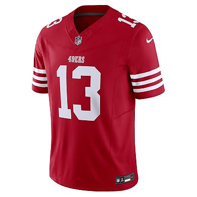 Men's Nike Brock Purdy Scarlet San Francisco 49ers Vapor F.U.S.E ...