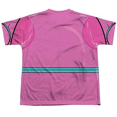 Teen Titans Go To The Movies Balloon Man Uniform Short Sleeve Youth Poly Crew T-shirt