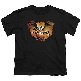 Hobbit Reign In Flame Short Sleeve Youth T-shirt