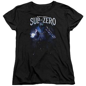 Mortal Kombat Sub Zero Short Sleeve Womens T-shirt