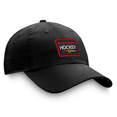 Men's Fanatics Branded  Black Chicago Blackhawks Authentic Pro Prime Adjustable Hat