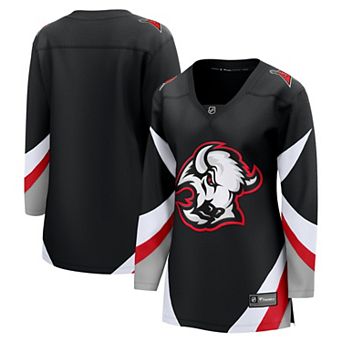 Women's Fanatics Branded Black Buffalo Sabres Alternate Premier Breakaway Blank Jersey