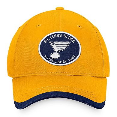 Men's Fanatics Branded Gold St. Louis Blues Fundamental Adjustable Hat
