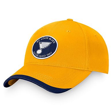 Men's Fanatics Branded Gold St. Louis Blues Fundamental Adjustable Hat