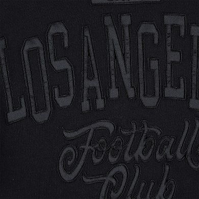 Women's The Wild Collective Black LAFC Satin Applique T-Shirt