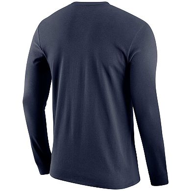 Men's Nike Navy Team USA Performance Long Sleeve T-Shirt