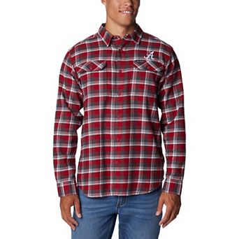 Columbia Crimson Alabama Crimson Tide Flare Gun Flannel Long Sleeve Shirt