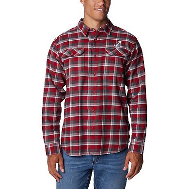 Columbia Crimson Alabama Crimson Tide Flare Gun Flannel Long Sleeve Shirt