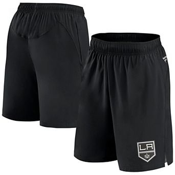 Men's Fanatics Branded Black Los Angeles Kings Authentic Pro Tech Shorts
