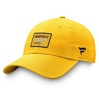 Men's Fanatics Branded Gold Nashville Predators Authentic Pro Prime Adjustable Hat