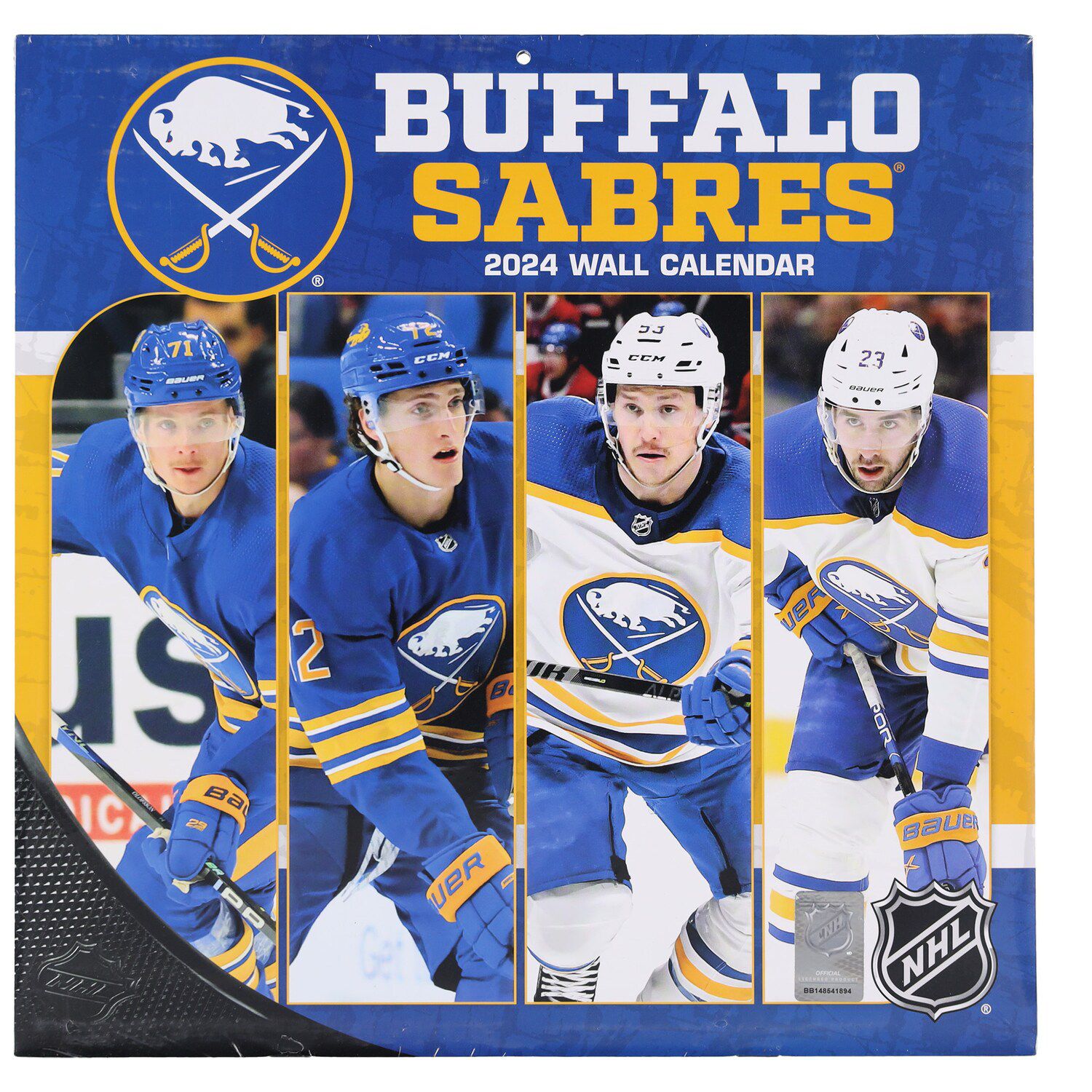 Buffalo Sabres 2024 12'' X 12'' Team Wall Calendar