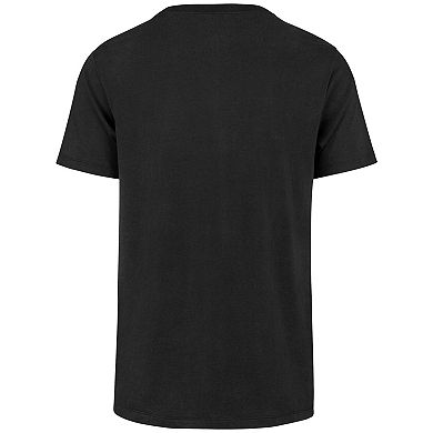 Men's '47 Black Carolina Panthers Time Lock Franklin T-Shirt