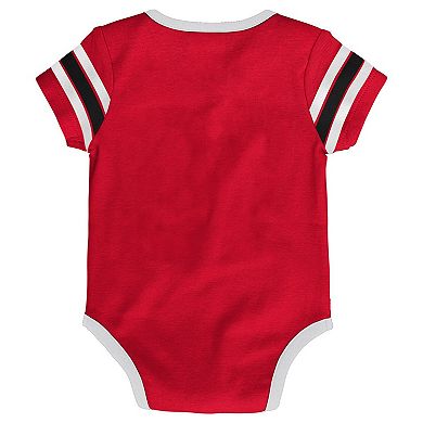 Infant Red Detroit Red Wings Hockey Jersey Bodysuit