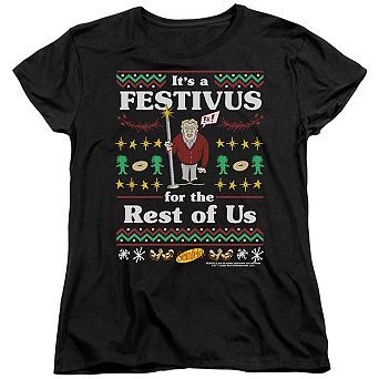 Seinfeld Festive Festivus Short Sleeve Women´s T-Shirt