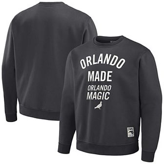 Men's NBA x Staple Anthracite Orlando Magic Plush Pullover Sweatshirt