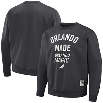Men's NBA x Staple Anthracite Orlando Magic Plush Pullover Sweatshirt