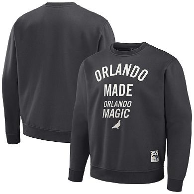 Men's NBA x Staple Anthracite Orlando Magic Plush Pullover Sweatshirt