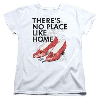 Wizard Of Oz No Place Like Home Short Sleeve Womens T-shirt