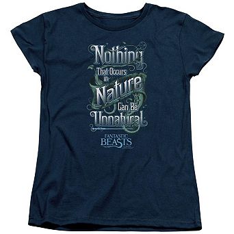 Fantastic Beasts Unnatural Short Sleeve Womens T-shirt