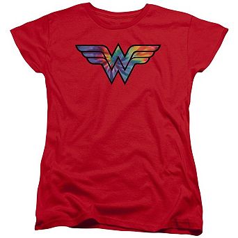 DC Comics Wonder Woman Wonder Woman Tie Dye Logo Short Sleeve Women´s T-Shirt