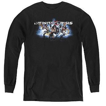 Infinite Crisis Ic Blue Youth Long Sleeve T-shirt