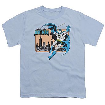 Dc Comics Batman In The City Short Sleeve Youth T-shirt