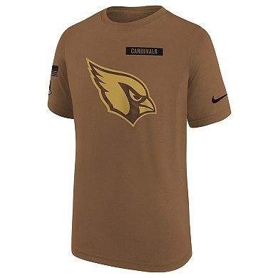 Youth Nike  Brown Arizona Cardinals 2023 Salute to Service Legend T-Shirt