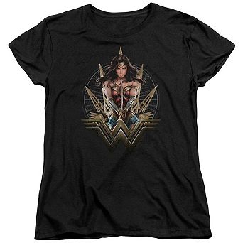 Wonder Woman Movie Wonder Blades Short Sleeve Womens T-shirt