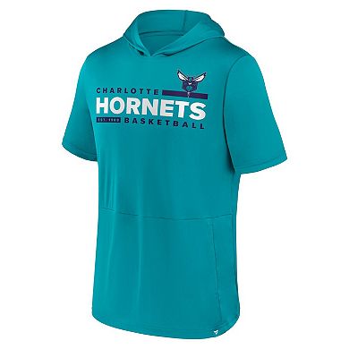 Men's Fanatics Branded Teal Charlotte Hornets Possession Hoodie T-Shirt