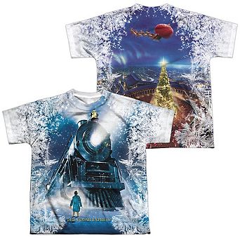 Polar Express Journey Short Sleeve Youth Poly Crew T-shirt