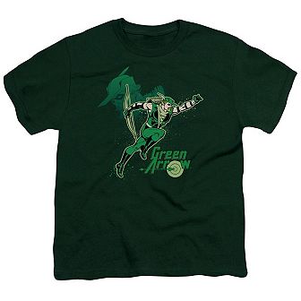 Dc Comics Green Arrow Green Arrow In Action Short Sleeve Youth T-shirt