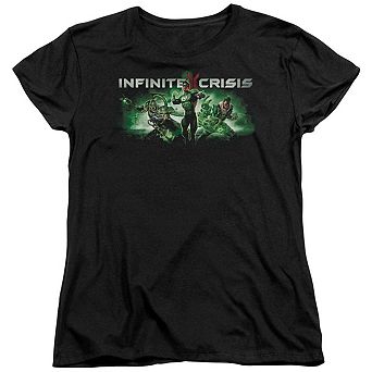 Infinite Crisis Ic Green Short Sleeve Womens T-shirt