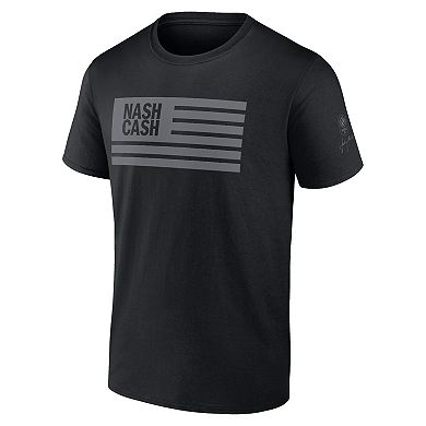 Men's Fanatics Branded Black Nashville SC x Johnny Cash Flying Corp T-Shirt