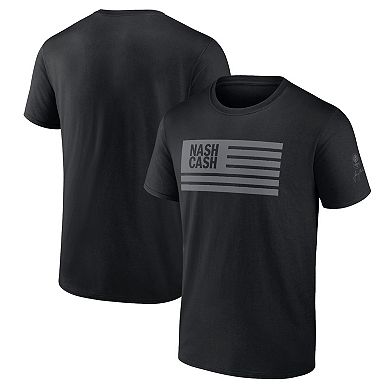 Men's Fanatics Branded Black Nashville SC x Johnny Cash Flying Corp T-Shirt