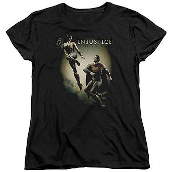 Injustice Gods Among Us Battle Of The Gods Short Sleeve Womens T-shirt