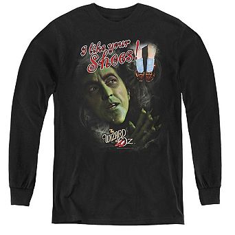Wizard Of Oz I Like Your Shoes Youth Long Sleeve T-shirt