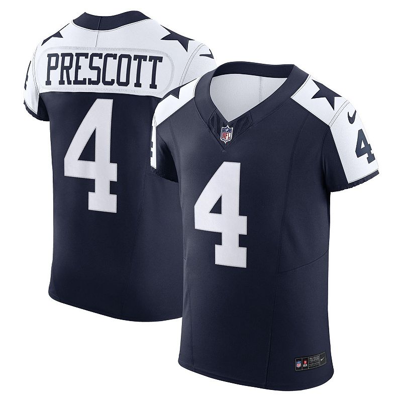 Nike Dak Prescott Navy Dallas Cowboys Alternate Vapor F.U.S.E. Elite Jersey