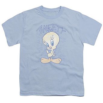 Looney Tunes Tweety Fade Short Sleeve Youth T-shirt