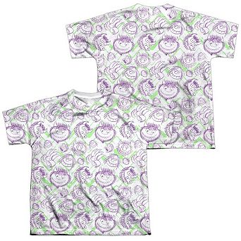 Where The Wild Things Are Wild Scribble Short Sleeve Youth Poly Crew T-shirt