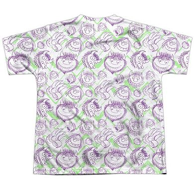 Where The Wild Things Are Wild Scribble Short Sleeve Youth Poly Crew T-shirt