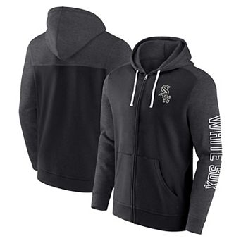 Men's Fanatics Branded Black Chicago White Sox Offensive Line Up Full-Zip Hoodie