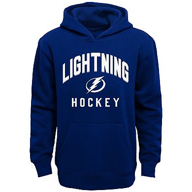 Toddler Blue/Heather Gray Tampa Bay Lightning Play by Play Pullover Hoodie & Pants Set