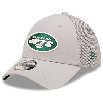 Men's New Era Gray New York Jets Team Neo 39THIRTY Flex Hat