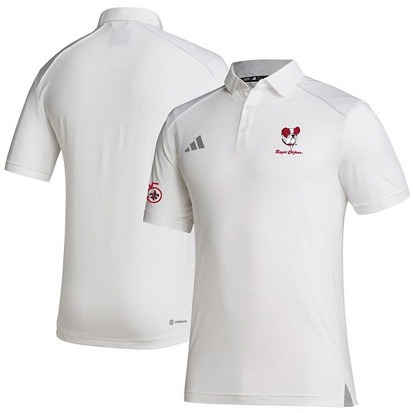 Men's adidas White Louisiana Ragin' Cajuns 125th Anniversary Logo Polo