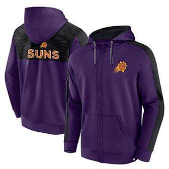 Men's Fanatics Branded Purple Phoenix Suns Rainbow Shot Full-Zip Hoodie