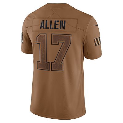 Men s Nike Josh Allen Brown Buffalo Bills 2023 Salute To Service Limited Jersey