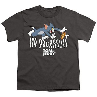 Tom And Jerry Movie In Pursuit Short Sleeve Youth T-shirt
